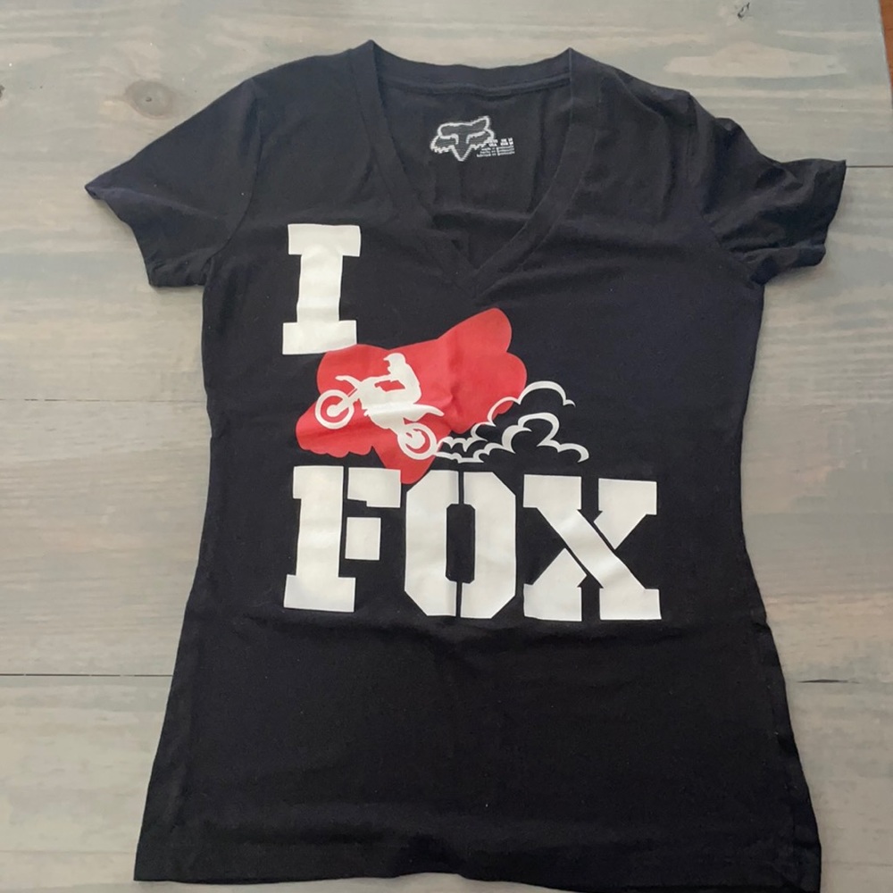 *2/$15* Fox v-neck shirt
